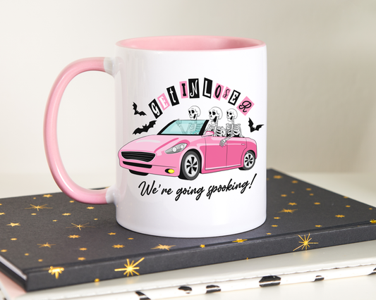 Get In Loser We're Going Spooking Halloween Mug