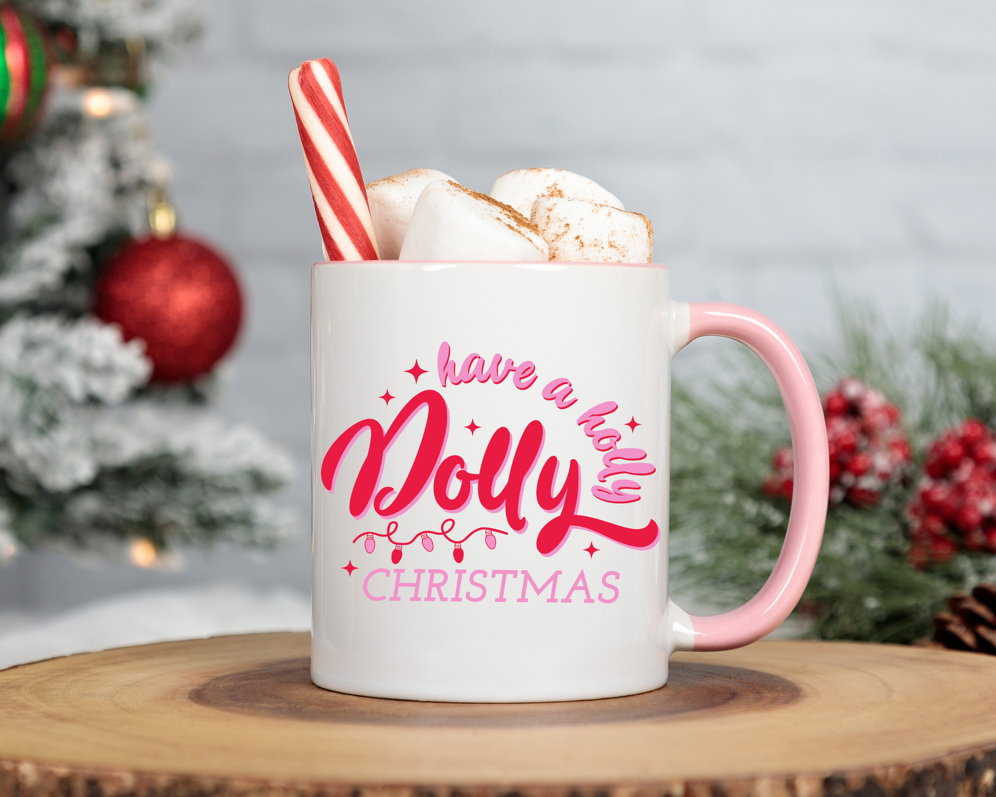 Have A Holly Dolly Christmas Mug