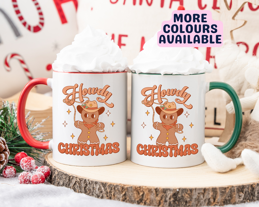 Howdy Christmas Mug