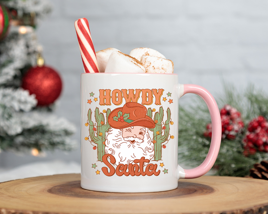 Howdy Santa Christmas Mug