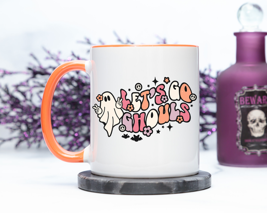 Let's Go Ghouls Halloween Mug