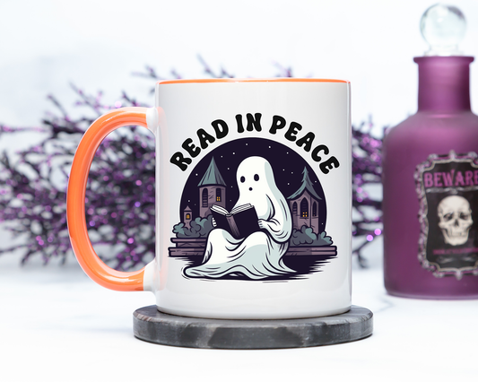 Read in Peace Halloween Mug