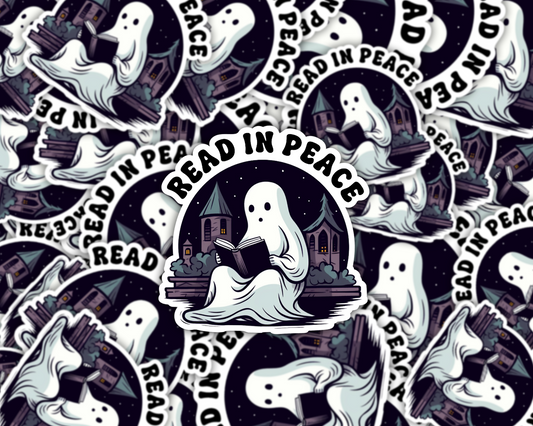 Read in Peace Vinyl Sticker